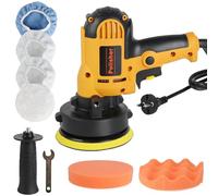 Lucidatrice Auto 700W, kit lucidatrice rotorbitale eccentrica, 600-3700 giri/min, velocità variabile, leggera ideale per lucidatura, cera e rimozione dei graffi