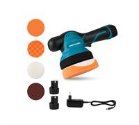 LUCIDATRICE AUTO ORBITALE,KIT PROFESSIONALE CON 2 BATTERIE 8 VELOCITA REGOLABILE