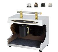 Lucidatrice automatica per scarpe a induzione con manico, lucidatrice elettrica per scarpe per uso domestico e commerciale, macchina per la pulizia delle scarpe per l'ingresso dell'hotel