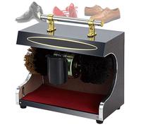 Lucidatrice automatica per scarpe, con induzione e doppia spazzola, protezione da surriscaldamento, liscia per casa, hotel, banca, uso commerciale