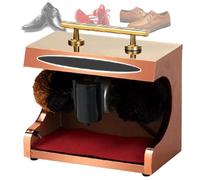 Lucidatrice automatica per scarpe, con induzione e doppia spazzola, protezione da surriscaldamento, liscia per casa, hotel, banca, uso commerciale