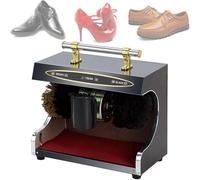 Lucidatrice automatica per scarpe, sistema di induzione completamente automatico per uso domestico e pubblico, design elettrico in titanio per una cura delle scarpe senza sforzo