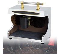 Lucidatrice automatica per scarpe, spazzola elettrica per la casa e l'ufficio, include spazzola a doppia combinazione, perfetta per uso familiare, hotel e banca