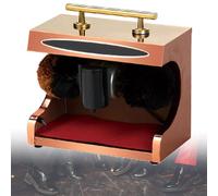 Lucidatrice automatica per scarpe, spazzola elettrica per la casa e l'ufficio, include spazzola a doppia combinazione, perfetta per uso familiare, hotel e banca