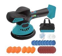 Lucidatrice Buffer Cordless Lucidatrice Orbitale Casuale Da 6 Pollici Kit Lucidatura Auto A 6 Velocità For Lucidatura, Ceratura E Dettagli Leggera E Facile Da Usare