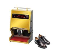 Lucidatrice Con Indicatore de'ora per Scarpe Automatica, Pulisciscarpe Elettrico Con Doppia Spazzola, Macchina Lucidascarpe per Scarpe E Stivali, Uso Domestico