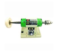 Lucidatrice da banco elettrica Rettificatrice for gioielli Gemma Smerigliatrice for roccia Lucidatrice for tornio da tavolo Velocità regolabile 0-10000 RPM 750 W(Marrón)