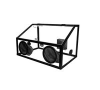 Lucidatrice Da Tavolo Elettrica Completamente Chiusa, Coperchio In Acrilico Trasparente Per La Polvere Con Luce LED E Ventola A Velocità Regolabile, Per Lucidatrice(5mm)