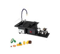 Lucidatrice da tavolo multifunzione, perforatrice for intaglio di giada, punzonatrice for perline rotonde Attrezzatura per la macinazione della pietra(Woodworking Set)