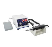 Lucidatrice dentale con micro motore da 65 W, velocità 35000 giri/min, basso rumore e vibrazioni, controllo manuale a pedale per odontoiatria e macinazione di giada
