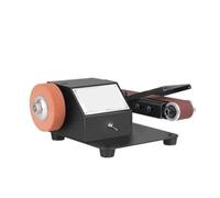 Lucidatrice e Rettificatrice, 350W/250W Mini Levigatrice A Nastro Levigatura Elettrica Lucidatura Rettificatrice Motore 775 Velocità Continua Multifunzione Set Di Strumenti Macinazione(7 Speed Set B)