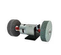 Lucidatrice e Rettificatrice, Mini Mola Macchina For Uso Domestico Smerigliatrice For Coltelli Lucidatrice For Affilare I Bordi Gioielli In Giada Banco Dentale Strumenti Di Levigatura(Double shaft)