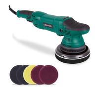 Lucidatrice eccentrica doppia azione 1050W-150mm con 7 tamponi lucidatura VONROC
