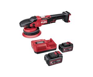 Lucidatrice eccentrica FLEX XFE 15 150 18-EC Set (2 x 5,0 Ah + CA 12/18V)