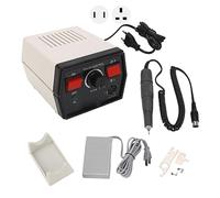 Lucidatrice elettrica 35000rpm, lucidatrice a micromotore 35000RPM velocità variabile CW CCW controllo manuale a pedale micro lucidatrice (Regno Unito)