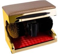 Lucidatrice elettrica a induzione, lucidatrice automatica per scarpe, con spazzola sferica combinata, kit di pulizia per la rimozione della polvere, per casa, hotel, banca