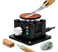 Lucidatrice elettrica a mini disco, diametro 40 mm/1,57 pollici | Mini levigatrice a disco da tavolo, affila e lucida lame e strumenti, per metallo legno giada