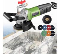 Lucidatrice elettrica a umido, lucidatrice per pietre a iniezione d'acqua portatile da 800 W, 6 marce, lucidatrice per pavimenti in cemento e marmo, per scalpellini Type3