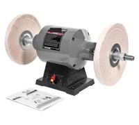 Lucidatrice elettrica da banco da 10", smerigliatrice a tampone, smerigliatrice a tampone doppia, 1, 750 W Attrezzatura per la macinazione della pietra