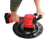 Lucidatrice Elettrica per Lisciatura di Pareti da 15", Spatola per Malta Cementizia Elettrica da 1680 W, Spatola per Malta Cementizia Tenuta in Mano, Strumento per Lisciare Intonaco,Onebatteryversion