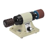 Lucidatrice elettrica per pelle, 350 W ad alta potenza, velocità regolabile da 0 a 8000 giri/min, per levigatura e brunitura fai da te su pelle conciata al vegetale