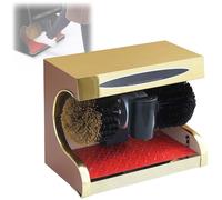 Lucidatrice elettrica per scarpe, completamente automatica, per la rimozione della polvere e la pulizia della pelle, portatile, per casa, ufficio, hotel, banca