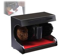 Lucidatrice elettrica per scarpe, completamente automatica, per la rimozione della polvere e la pulizia della pelle, portatile, per casa, ufficio, hotel, banca