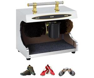 Lucidatrice elettrica per scarpe, dispositivo di lucidatura automatico per uso domestico e commerciale, design compatto per una facile conservazione e utilizzo