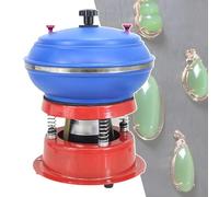 Lucidatrice elettrica vibrante con ciotola per lucidatura di parti metalliche, lucidatura professionale della roccia, ciotola vibrante tumbler - lucidatura di parti metalliche, rosso-bluebarrel-8