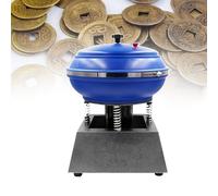 Lucidatrice elettrica vibrante con ciotola per lucidatura di parti metalliche, lucidatura professionale della roccia, ciotola vibrante tumbler - lucidatura di parti metalliche, Ironbottombluebarrel-12