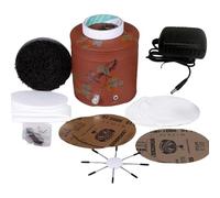 Lucidatrice for perline di Buddha, lucidatrice for perline di legno Zisha, con supporto diamantato e spazzola, velocità regolabile, lucidare e braccialetti buddisti,