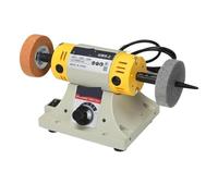 Lucidatrice for pietre da 350 W, tornio banco for gioielli in giada for la lavorazione del legno fai-da-te, smerigliatrice for tagliatrice di(Only machine)