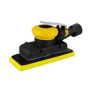 Lucidatrice, Handheld Metal Burnishing Machine Pneumatic Orbital Sander Air Grinder 88A/98A Vacuum Eccentric Polishing/Grinding Machine Pneumatic Tools(70x100MM)