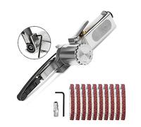 Lucidatrice, levigatrice orbitale 10*330 millimetri Air Belt Sander Levigatrice Rettificatrice Smerigliatrice a nastro for Compressore D'aria Levigatura Utensile Pneumatico 16000 giri/min per levigatu