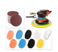 Lucidatrice, Levigatrice orbitale casuale ad aria professionale, levigatrice/lucidatrice, macchina eccentrica da 5 mm, smerigliatrice/levigatrice orbitale 125/150 mm(6In Grinder Suit)