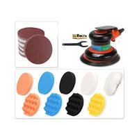 Lucidatrice, Levigatrice orbitale casuale ad aria professionale, levigatrice/lucidatrice, macchina eccentrica da 5 mm, smerigliatrice/levigatrice orbitale 125/150 mm(5In Grinder Suit)