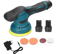 Lucidatrice Levigatrice Rotorbitale Orbitale 2 Batterie velocità elettronica 8pz
