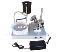 Lucidatrice, Lucidatore Per Gioielli Scolpitrice Per Pietre Preziose Da Tavolo Smerigliatrice Piatta Lapidaria 2800 Giri/min 120W ,per lucidare oro argento(Regular)