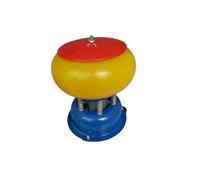 Lucidatrice, Lucidatrice for giada e agata, smerigliatrice elettrica con secchio in PU da 10 pollici, macchina for levigatura vibrante per gioielli, metallo, legno