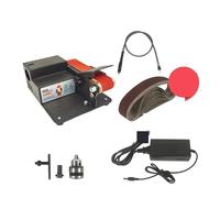 Lucidatrice, Mini levigatrice a nastro elettrica Lucidatrice fai-da-te Affilacoltelli Affilacoltelli Smerigliatrice multifunzionale Affilatrice for bordi(Set 6)