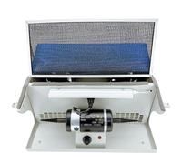 Lucidatrice, Mini Motore di Smerigliatura da 200 W con Banco Aspiratore di Polveri, Velocità Regolabile 0-8000 Giri/min, Collettore di Lucidatura da Banco Multifunzione per Gioielli, Metallo