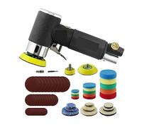 Lucidatrice Mini Set di rettificatrici pneumatiche da 1 "/2" / 3 "per lucidatrice ad Alta velocità for lucidatrice ad Aria compressa for Auto Aumenta la Tua efficienza (Color : Set A, Size : 0)