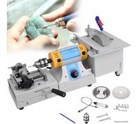 Lucidatrice Multifunzione Per Gioielli Di Roccia, Lucidatrice A Velocità Regolabile, Lucidatrice Per Tornio Da Banco 750 W, Per La Creazione Di Gioielli, Lavorazione Del Legno, Fai Da Te Manuale