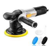 Lucidatrice orbitale elettrica per auto: DEKOPRO 800W lucidatrice rotorbitale eccentrica con piastra da 150 mm, 6 velocità variabili da 1800-5500RPM, orbita di 9 mm - per lucidatura e cera delle auto