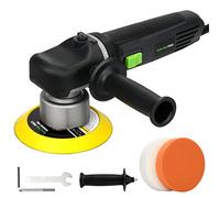 Lucidatrice per auto 850 W 2000-6400 giri / min Lucidatrice orbitale casuale a velocità variabile con cavo da 2 m Manico ausiliario staccabile 2 tamponi in schiuma per levigatura auto Lucidatura Cere