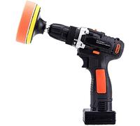 Lucidatrice per auto elettrica per lucidatura per auto, ceretta per auto a doppio scopo, lucidatrice a basso rumore con design a doppio cuscinetto e luce a LED, adatta per la lucidatura e la ceratura