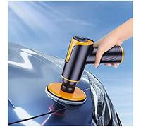 Lucidatrice per auto senza fili, 2 batterie al litio ricaricabili da 20000 mA, lucidatrice senza spazzole, 2 velocità variabile, kit tampone wireless portatile, lucidatrice, levigatrice