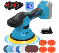 Lucidatrice per auto senza fili 21V 2800-5500rpm Lucidatrice per auto senza fili Lucidatrice elettrica Strumento per cera Silenzioso 8 velocità variabili