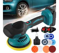 Lucidatrice per auto senza fili per lucidatrice per auto senza fili a batteria Makita 6 marce lucidatrice elettrica utensili elettrici di regolazione 1 Battery