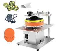 Lucidatrice per dischi CD/DVD, apparecchio per la pulizia dei dischi da 200W con 6 velocità regolabili, rotazione in avan ti e indietro, per la riparazione di dischi/graffi e il recupero dati